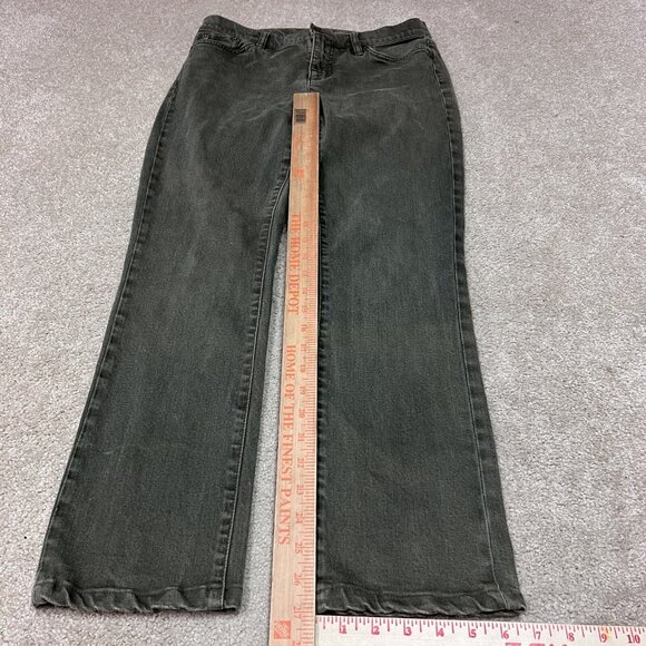Lauren Jean Co Ralph Lauren Jeans Women’s Green Modern Straight 6 Petite Pockets - Picture 3 of 11